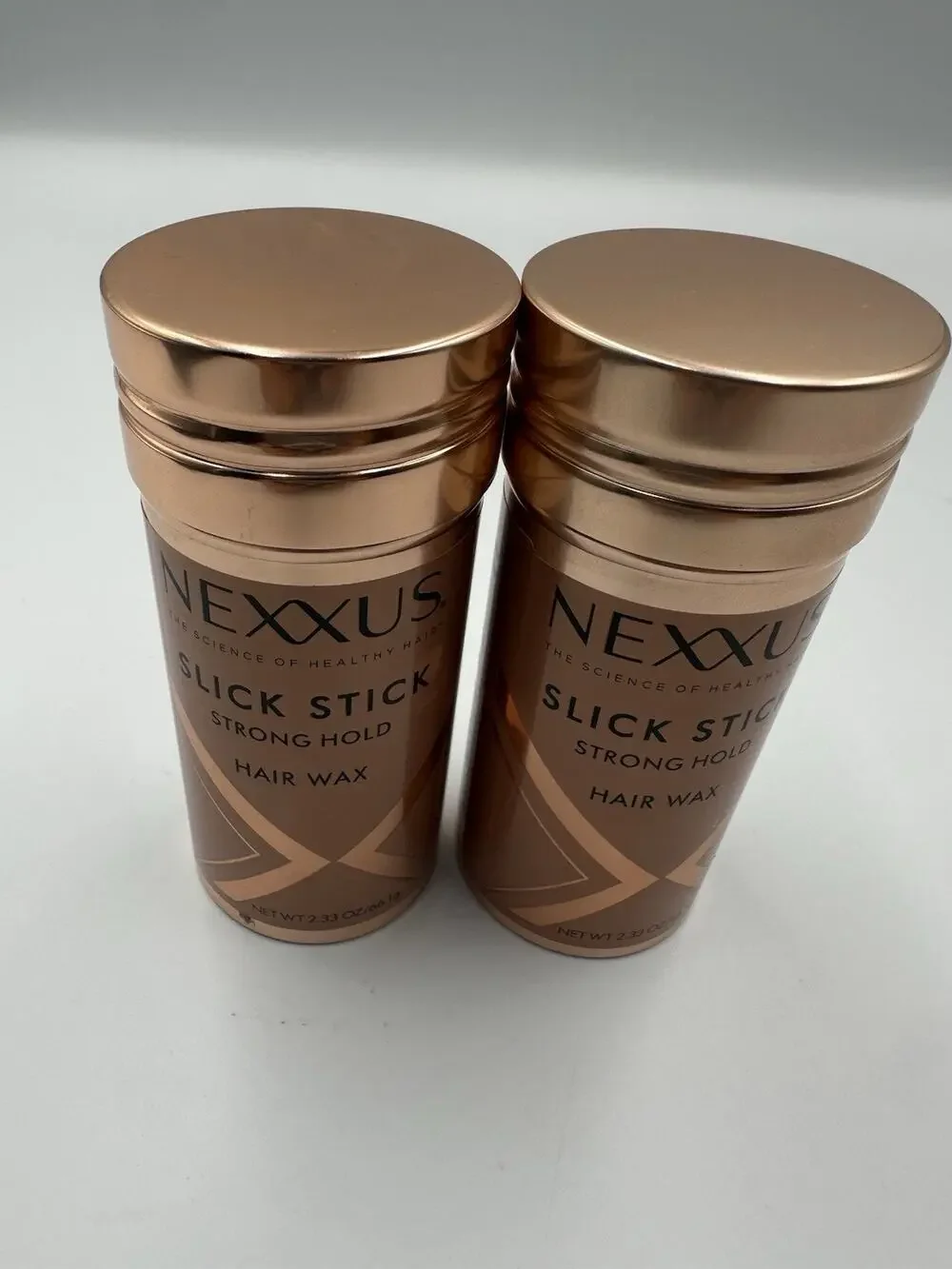 Nexxus Slick Stick Styling Aid Hair Wax Strong Hold 2.33 Oz Each - 2 Pack